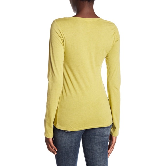 Long Sleeve T in Muted Green - Picture 2 of 2